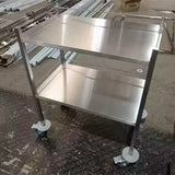 Durable Stainless Steel Cart for Home or Office Versatile Metal Product